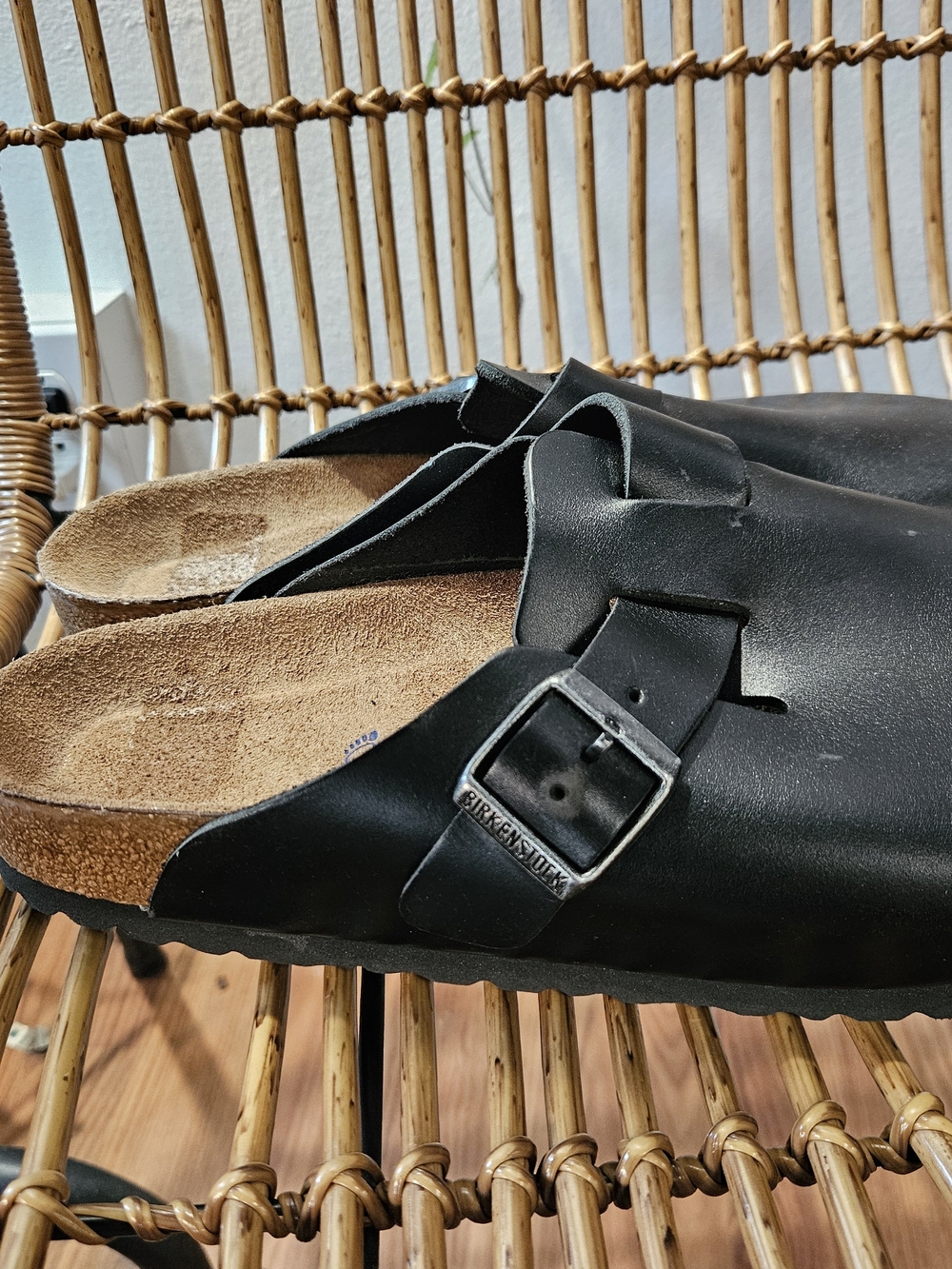 New Birkenstock Boston Clog Slip-On - Matte Leather - Picture 2 of 5